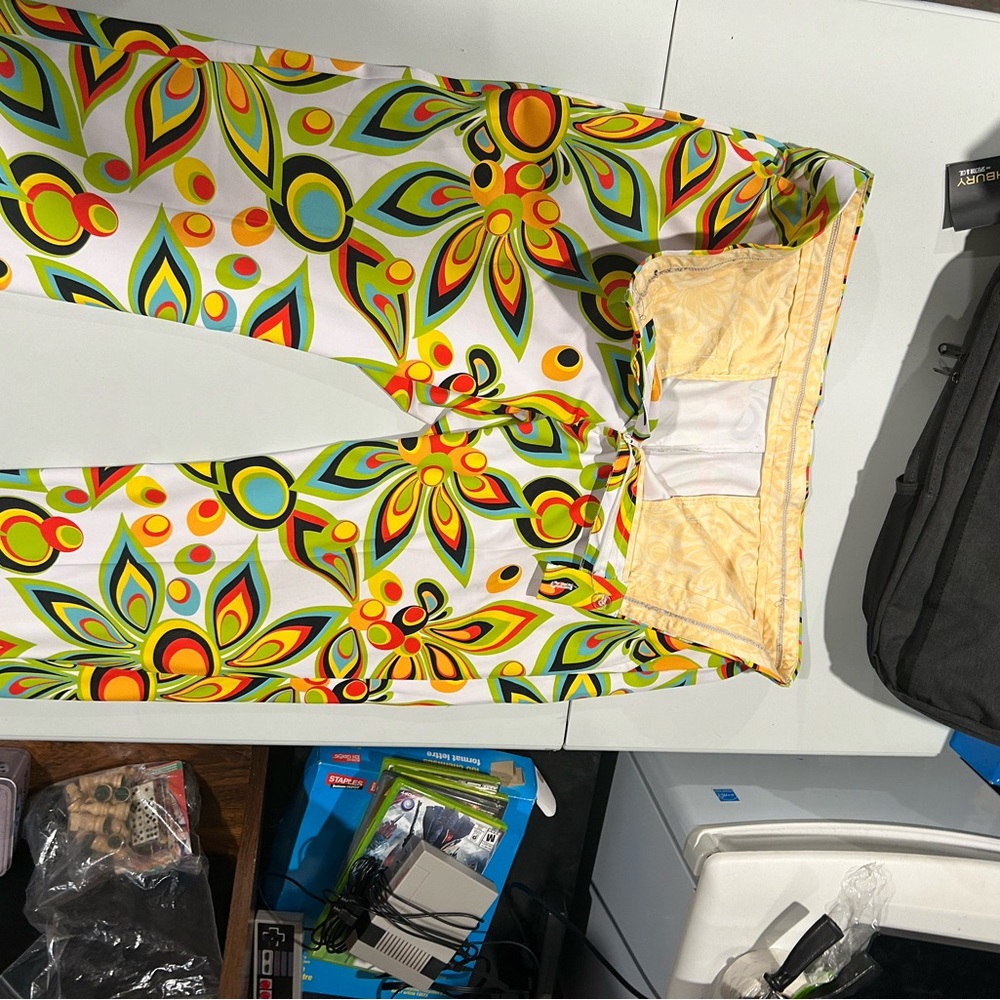 Colorful Patterned Men's Golf Pants
